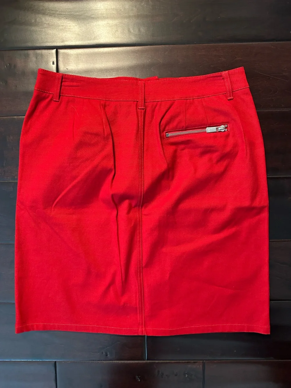 Michael Michael Kors Red Utility Mini Skirt Size 6